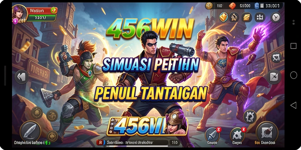 Tampilan gameplay seru dalam 456WIN dengan grafis menakjubkan.