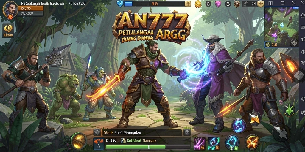 Gameplay mendebarkan dalam AN777 dengan grafis menakjubkan.