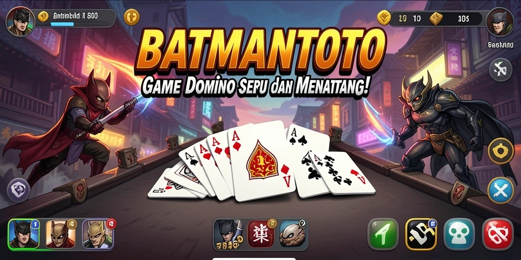Screenshot gameplay Domino yang menampilkan momen seru permainan.