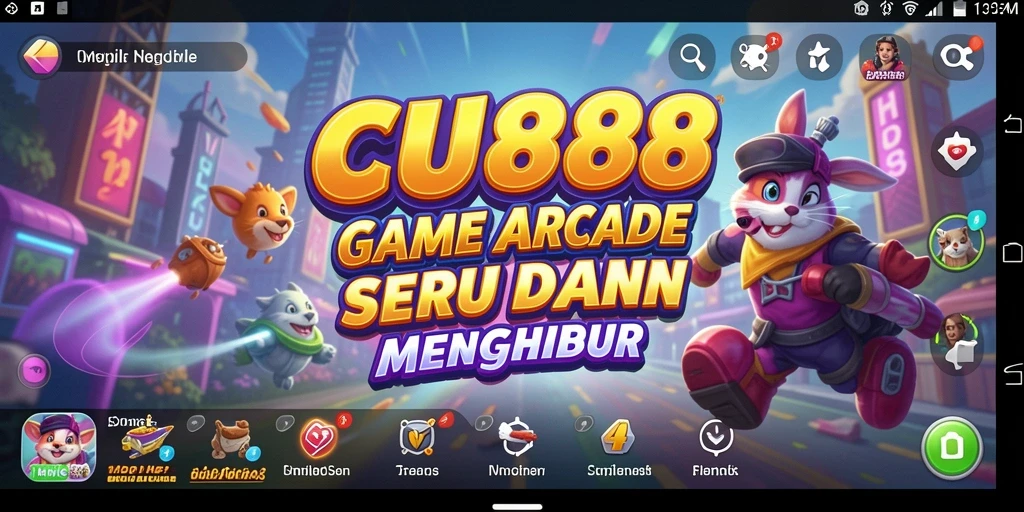 Tampilan gameplay seru dari CU888 yang menantang.