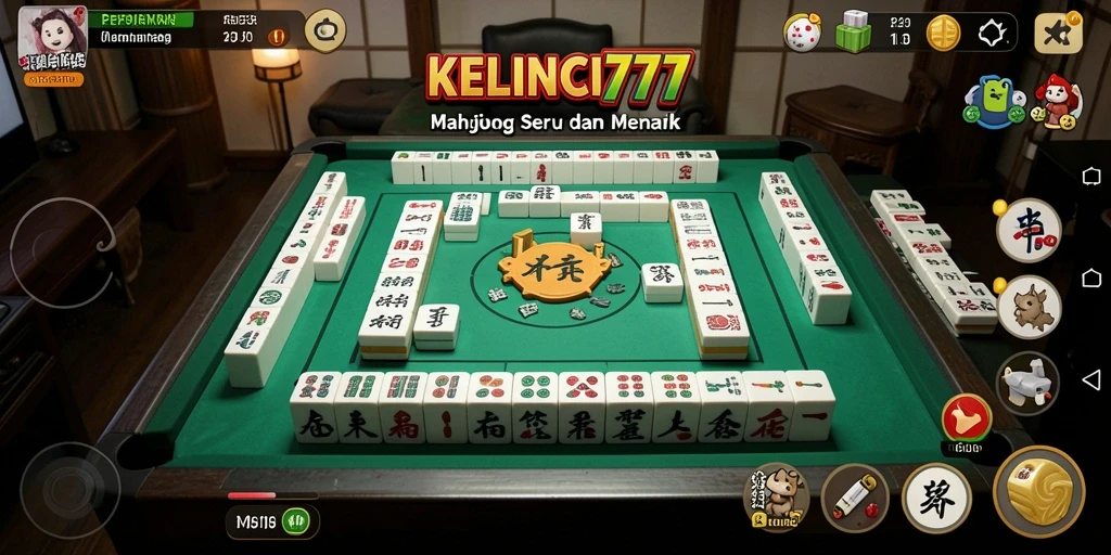 Tampilan menarik dari permainan Mahjong KELINCI777 yang menyenangkan.