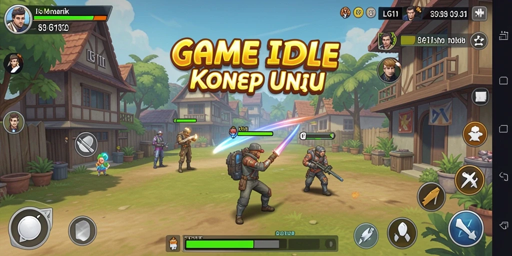 Screenshot utama LG111 menunjukkan gameplay yang menarik dengan tampilan grafis yang cerah.