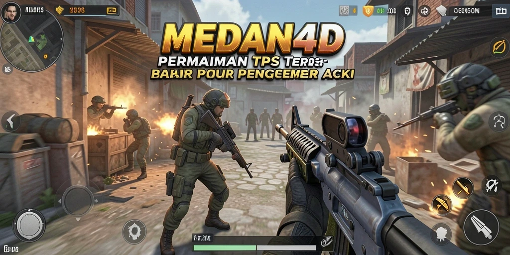 Tampilan utama MEDAN4D yang mendebarkan saat pemain bertarung.