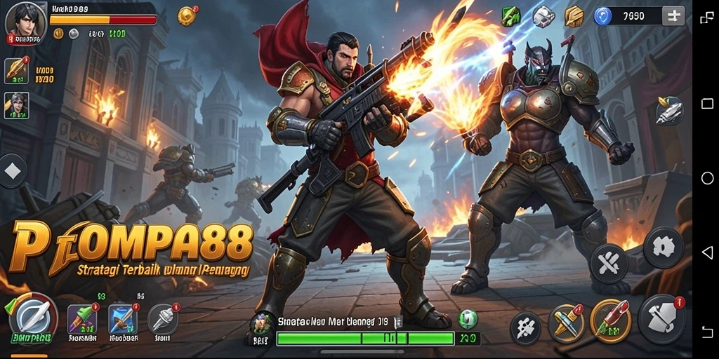 Tangkapan layar gameplay POMPA88 yang menunjukkan strategi mendalam.