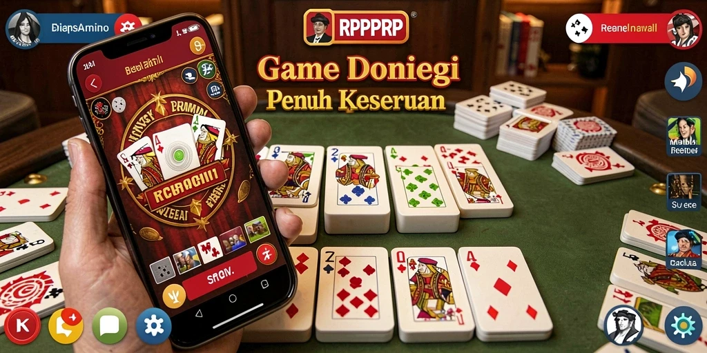 Gameplay seru Domino dengan tampilan menarik.