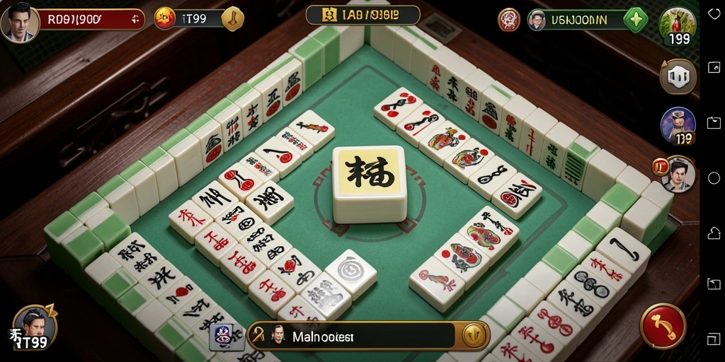 Menampilkan gameplay Mahjong yang seru dan penuh tantangan.
