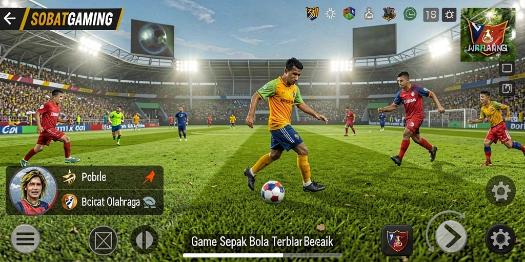 Tampilan gameplay yang realistis dalam SOBATGAMING.